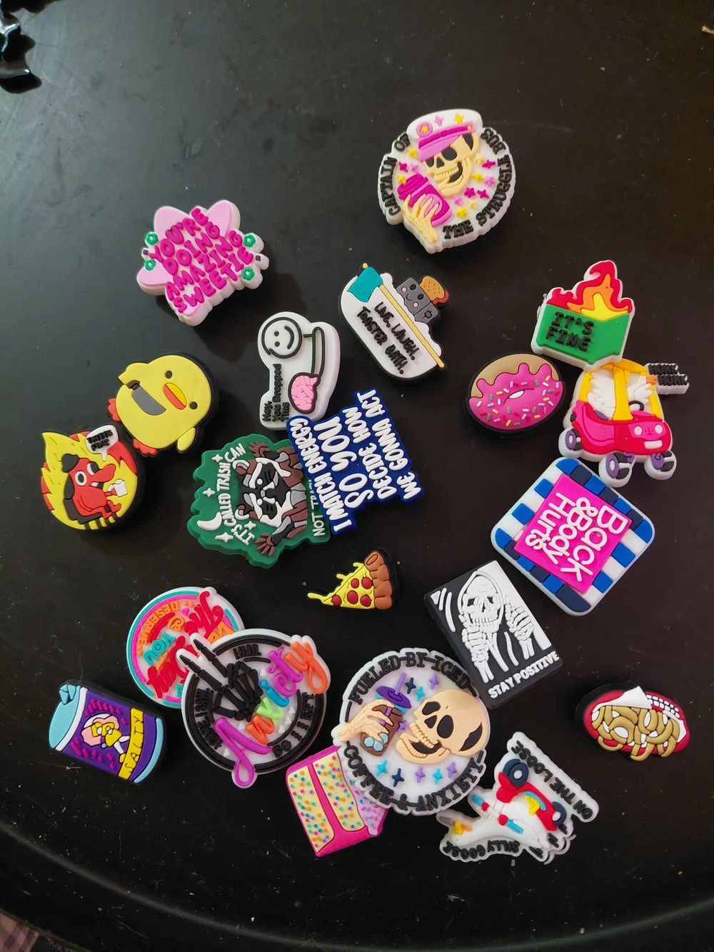 Assorted Toy Shoe Charms - Colorful Mixed Designs